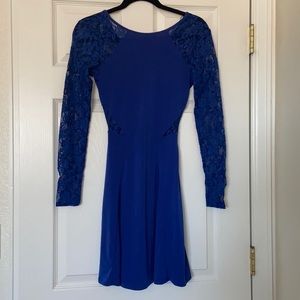 H&M Lace Long Sleeve Mini Dress